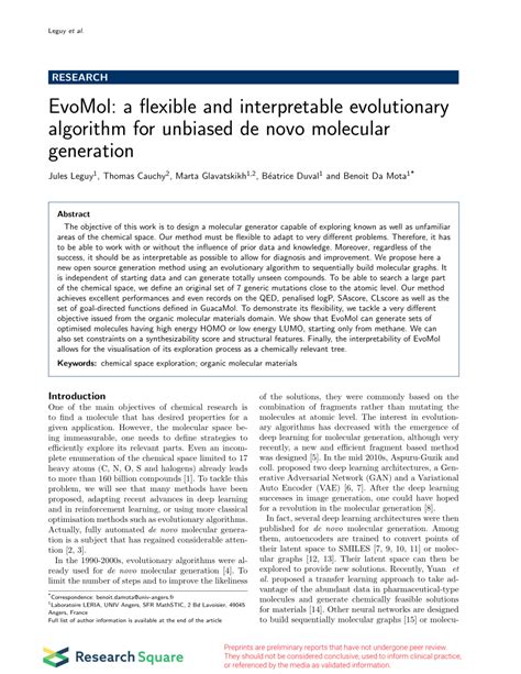 vomol|EvoMol: a flexible and interpretable evolutionary。